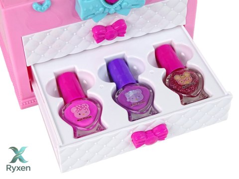 Zestaw Piękności w Walizce Różowy Biały LEAN TOYS