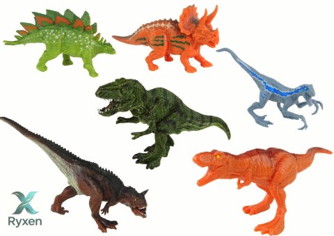 Zestaw Pojazdów Duży Helikopter Dinozaury 8 Szt. LEAN TOYS