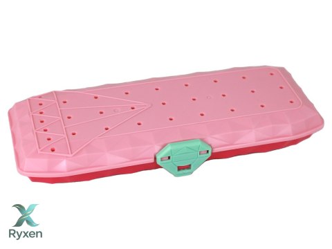 Zestaw do Robienia Bransoletek Pudełko Różowe LEAN TOYS