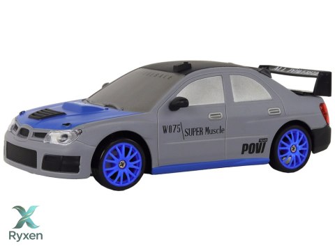 Autko Sportowe Zdalnie Sterowane R/C 1:24 Szare Wymienne Koła LEAN TOYS