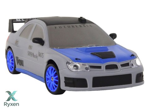 Autko Sportowe Zdalnie Sterowane R/C 1:24 Szare Wymienne Koła LEAN TOYS