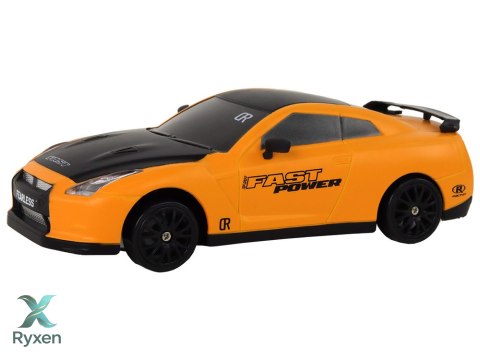 Autko Sportowe Zdalnie Sterowane R/C 1:24 Żółte Wymienne Koła LEAN TOYS