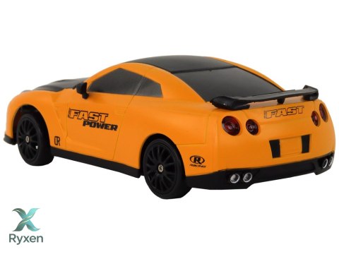 Autko Sportowe Zdalnie Sterowane R/C 1:24 Żółte Wymienne Koła LEAN TOYS