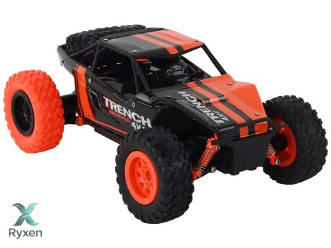 Autko Terenowe Zdalnie Sterowane R/C 1:24 Pomarańczowe LEAN TOYS
