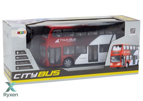 Autobus Dwupiętrowy Zdalnie Sterowany RC Światła LEAN TOYS