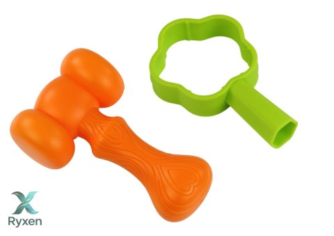 Dinozaur Panel Edukacyjny Whac-A-Mole Sorter Gra Dla Dzieci Fioletowy LEAN TOYS