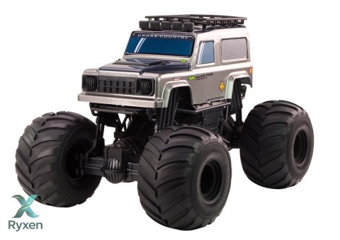 Duże Auto Terenowe Zdalnie Sterowane Suv 2.4G RC 1:6 Szary LEAN TOYS