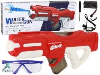 Duży Pistolet Na Wodę Czerwony 750ml Okulary LEAN TOYS