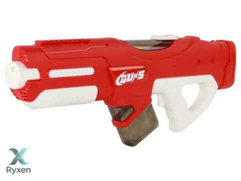 Duży Pistolet Na Wodę Czerwony 750ml Okulary LEAN TOYS