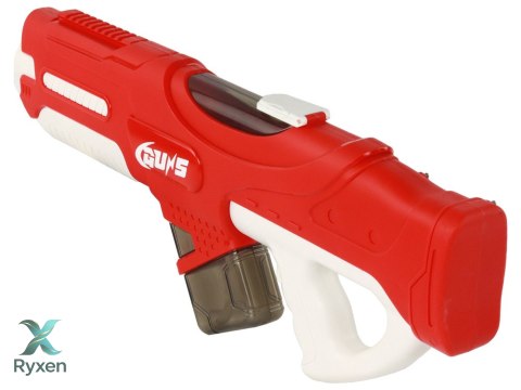 Duży Pistolet Na Wodę Czerwony 750ml Okulary LEAN TOYS
