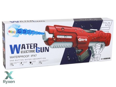 Duży Pistolet Na Wodę Czerwony 750ml Okulary LEAN TOYS