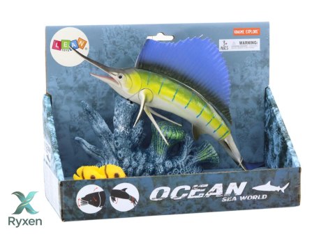 Figurka Ryba Miecznik Włócznik Rafa Koralowa Rybki LEAN TOYS