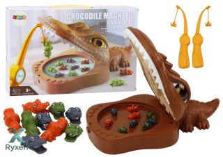 Gra Łowienie Krokodyli Magnetyczna Krokodyl Brązowy LEAN TOYS