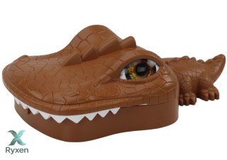 Gra Łowienie Krokodyli Magnetyczna Krokodyl Brązowy LEAN TOYS
