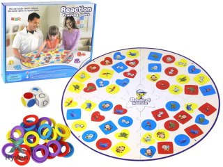 Gra Planszowa Logiczna Na Refleks i Spostrzegawczość LEAN TOYS