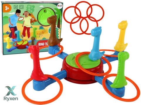 Gra Zabawka Zręcznościowa Dinozaury Ringi 360* LEAN TOYS