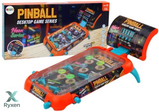 Gra Zręcznościowa Pinball Ledowe Światła Dźwięki Tablica Wyników LEAN TOYS