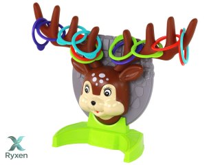 Gra Zręcznościowa Rodzinna Rzut Obręczą W Jelonka LEAN TOYS