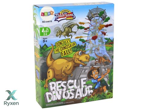 Gra Zręcznościowa Rodzinna Spadające Dinozaury Wieża Patyczki LEAN TOYS