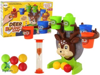 Gra Zręcznościowa Rzucanie Piłeczką Do Celu Jelonek LEAN TOYS
