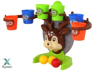 Gra Zręcznościowa Rzucanie Piłeczką Do Celu Jelonek LEAN TOYS
