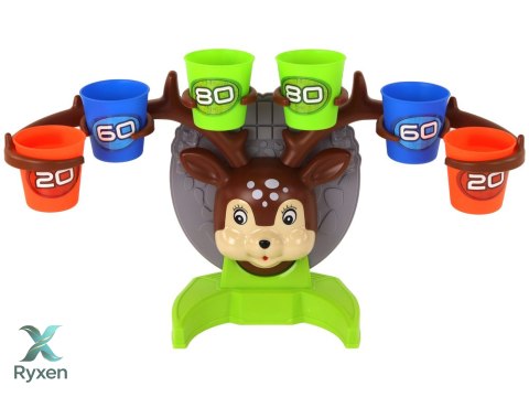 Gra Zręcznościowa Rzucanie Piłeczką Do Celu Jelonek LEAN TOYS