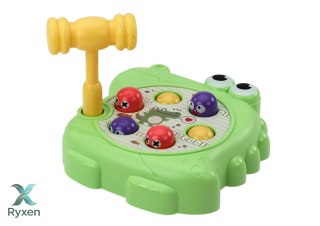 Gra Zręcznościowa Wac A Mole Krokodyl Młotek Zielony LEAN TOYS
