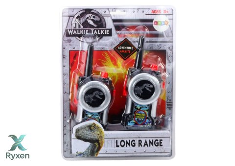 Krótkofalówki Walkie- Talkie Tropiciel Dinozaurów 30-80m Zasięgu LEAN TOYS