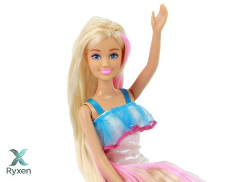 Lalki Anlily Długie Blond Włosy Stylizacja Fryzur LEAN TOYS