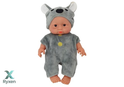 Mała Lalka Bobas Siwe Ubranko Czapeczka Koala LEAN TOYS