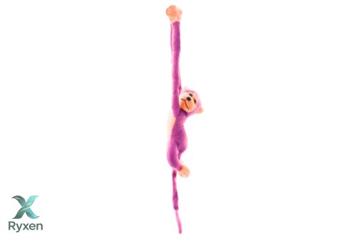 Maskotka Pluszowa Małpka z Dźwiękiem Różowa 80 cm LEAN TOYS