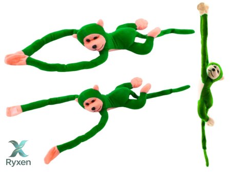 Maskotka Pluszowa Małpka z Dźwiękiem Zielona 80 cm LEAN TOYS