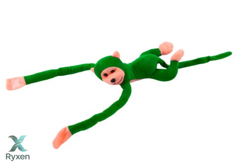 Maskotka Pluszowa Małpka z Dźwiękiem Zielona 80 cm LEAN TOYS