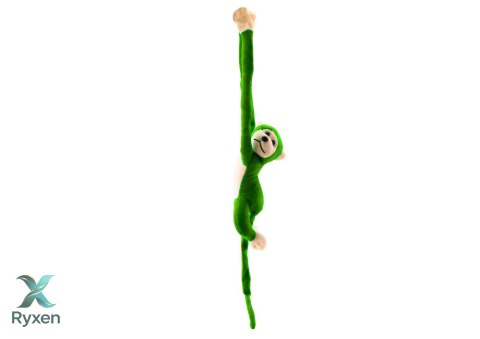 Maskotka Pluszowa Małpka z Dźwiękiem Zielona 80 cm LEAN TOYS