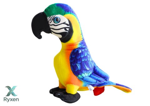 Maskotka Pluszowa Papuga Żółta 20 cm LEAN TOYS