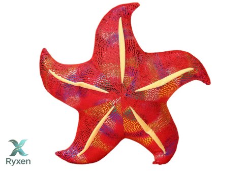 Maskotka Pluszowa Rozgwiazda Czerwona Poduszka 45 cm LEAN TOYS