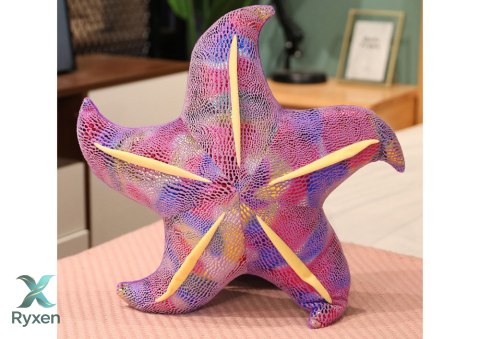 Maskotka Pluszowa Rozgwiazda Fioletowa Poduszka 45 cm LEAN TOYS