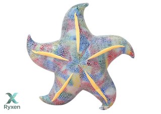 Maskotka Pluszowa Rozgwiazda Niebieska Poduszka 45 cm LEAN TOYS