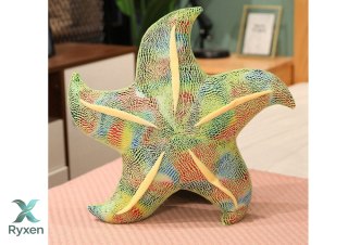 Maskotka Pluszowa Rozgwiazda Zielona Poduszka 45 cm LEAN TOYS