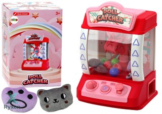 Maszyna Automat Do Łapania Lalek Gadżetów Pluszaki Kulki Różowy LEAN TOYS