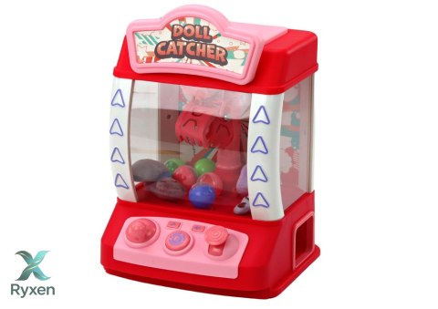 Maszyna Automat Do Łapania Lalek Gadżetów Pluszaki Kulki Różowy LEAN TOYS