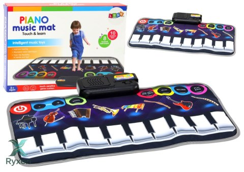 Mata Muzyczna Edukacyjna Pianinko Instrumenty Muzyczne LEAN TOYS