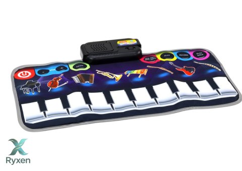 Mata Muzyczna Edukacyjna Pianinko Instrumenty Muzyczne LEAN TOYS