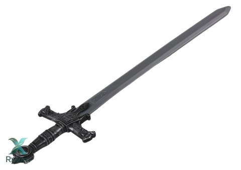 Miecz Wojownika Zdobiona Rękojeść Dźwięki 80cm x 18cm x 3cm LEAN TOYS