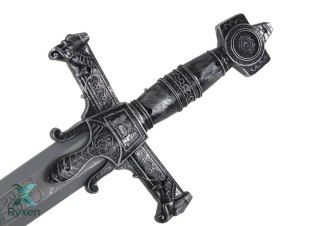 Miecz Wojownika Zdobiona Rękojeść Dźwięki 80cm x 18cm x 3cm LEAN TOYS