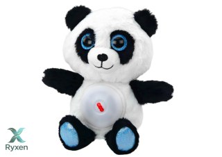 Miś Panda Usypiacz Lampka Kołysanki Przytulanka Maskotka 30 cm LEAN TOYS