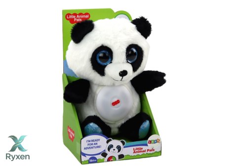 Miś Panda Usypiacz Lampka Kołysanki Przytulanka Maskotka 30 cm LEAN TOYS