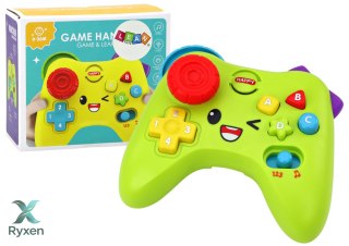 Pad Interaktywny Konsola Edukacyjny Światła Dźwięki Zielony LEAN TOYS