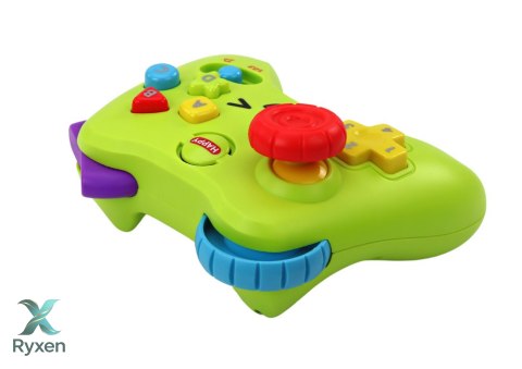 Pad Interaktywny Konsola Edukacyjny Światła Dźwięki Zielony LEAN TOYS