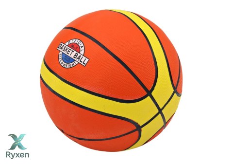 Piłka Do Koszykówki 7-9 Lbs Pomarańczowo - Żółta Rozm.7 LEAN TOYS